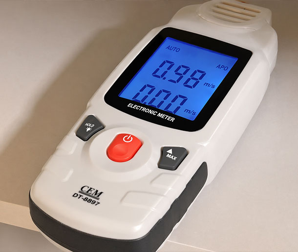 2. Record baseline formaldehyde levels