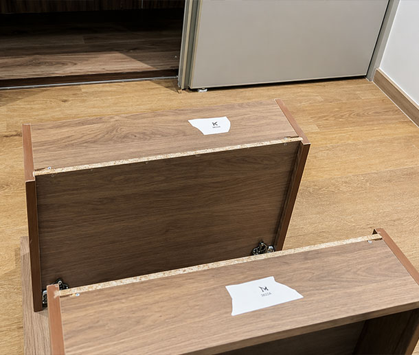 4. Accessing Internal Surfaces (Cabinets and Drawers)